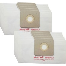 Süppürge Arçelik Ile Uyumlu Kağıt Toz Torbası 10 Adet Ölçülere Dikkat Ediniz