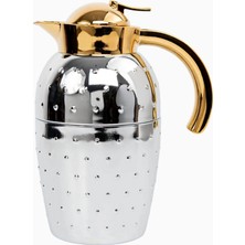 Roomours Pioneer Dot Gold 1l Paslanmaz Çelik Çift Katmanlı Termos