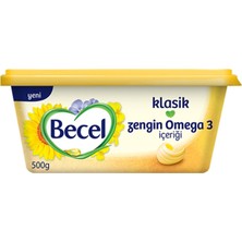 Becel Kase Margarin 500 gr 3 Lü Karma / Klasik - Tereyağlı - Zeytinyağlı