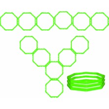 Tryon Koordinasyon Çemberi Altıgen KC-612 Fosforlu Yeşil