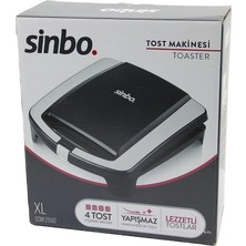 Calperia Xl  Elektrikli Tost Makinesi   4 Tost   Yapışmaz Yüzey   1500W  SSM-2550 (5047)