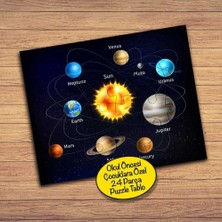 Asilmeydan Solar Güneş Sistemi 24 Parça Çocuklara Özel Yapboz Tablo-1284-8563