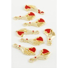 Datatek Kalp Tek Kulplu Mineli Bileklik ve Kolye Ucu Aparatı 1 Adet