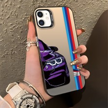 Hontinga iPhone 11 13 iPhone 12 Pro Uyumlu Kılıfı Silikon Kenar Sert Arka Düşüme Önleyici Basitlik Anti Düşme Kamera Korumali Telefon Kılıfı K1-0588 Bmw Desen