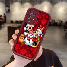 Hontinga Samsung Galaxy A72 A73 5g 4g Uyumlu Telefon Kılıfı Düşüme Önleyici Basitlik Anti Düşme Kamera Korumali Spider Man Bordo Desen Yumuşak Silikon Telefon Kılıfı K2-7147