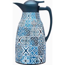 Roomours Andalusia Blue 1l Dark Blue Paslanmaz Çelik Çift Katmanlı Termos