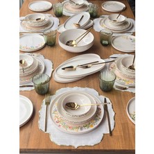 Rossev Yemek Takımı Modern Spring 88 Parça 6 Kişilik