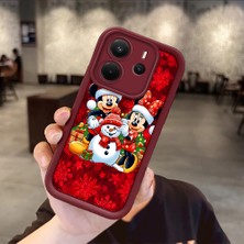 Hontinga Xiaomi Redmi Note 14 Pro Plus 5g Note 14S 4g Uyumlu Telefon Kılıfı Düşüme Önleyici Basitlik Anti Düşme Kamera Korumali Spider Man Bordo Desen Yumuşak Silikon Telefon Kılıfı K2-7147