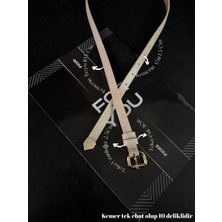 Fiori Makara Toka Uç Takım Kadın Pantolon Kemeri, Ceket Kemeri, Elbise Kemeri, Gömlek Kemeri