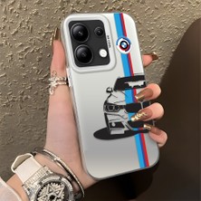 Hontinga Xiaomi Redmi Note 13 Pro Plus 5g 4g Uyumlu Kılıfı Silikon Kenar Sert Arka Düşüme Önleyici Basitlik Anti Düşme Kamera Korumali Telefon Kılıfı K1-0588 Bmw Desen