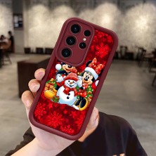 Hontinga Samsung Galaxy S23 Ultra S23 Fe 5g Uyumlu Telefon Kılıfı Düşüme Önleyici Basitlik Anti Düşme Kamera Korumali Spider Man Bordo Desen Yumuşak Silikon Telefon Kılıfı K2-7147