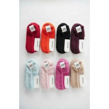 UZN Socks 5’li Peluş Ev Çorabı Seti - Yumuşacık Kışlık Ev Patik Çorap - Renkli Ev Terliği