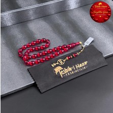 Premium Sevgililer Günü Koleksiyonu Zarefetin Ustalığı ile Kişiye Özel Isimli ve Harfli Ateş Kehribar Tesbih