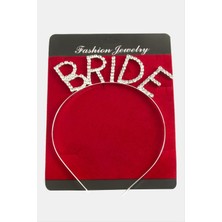 Datatek Bride Yazılı Taşlı Taç