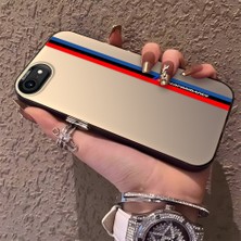 Hontinga iPhone 7 8 Se 2022 2020 Uyumlu Kılıfı Silikon Kenar Sert Arka Düşüme Önleyici Basitlik Anti Düşme Bmw Desen Kamera Korumali Telefon Kılıfı K1-0589