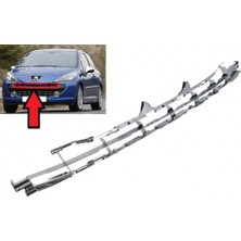 TŞT Peugeot 207 Ön Tampon Panjuru Nikelaj Alt Rc Sport 2006 (Oem No:  7414QE)