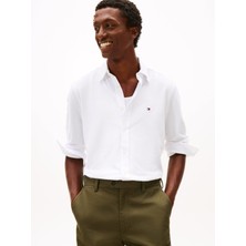 Tommy Hilfiger Knıt Pıque Featherweıght Shırt Erkek Gömlek MW0MW41690YBR