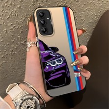 Hontinga Samsung Galaxy A12 A13 A14 A15 5g 4g Uyumlu Kılıfı Silikon Kenar Sert Arka Düşüme Önleyici Basitlik Anti Düşme Kamera Korumali Telefon Kılıfı K1-0588 Bmw Desen