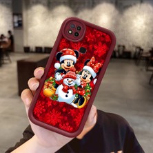 Hontinga Xiaomi Redmi 14C 9c A4 5g 4g Uyumlu Telefon Kılıfı Düşüme Önleyici Basitlik Anti Düşme Kamera Korumali Spider Man Bordo Desen Yumuşak Silikon Telefon Kılıfı K2-7147