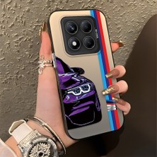 Hontinga Xiaomi Redmi Note 14 Pro 5g 4g Note 14S 4g Uyumlu Kılıfı Silikon Kenar Sert Arka Düşüme Önleyici Basitlik Anti Düşme Kamera Korumali Telefon Kılıfı K1-0588 Bmw Desen