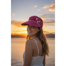 Brn Tasarım Fuşya Yazlık Ayarlanabilir Şapka