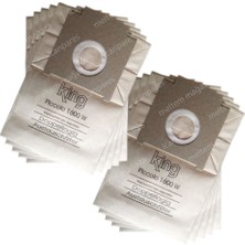 Süppürge King Ile Uyumlu Piccolo Süpürge Kağıt Toz Torbası 10 Adet