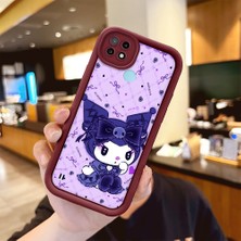 Hontinga Realme C21 C21Y C25Y Uyumlu Telefon Kılıfı Düşüme Önleyici Basitlik Anti Düşme Kamera Korumali Spider Man Bordo Desen Yumuşak Silikon Telefon Kılıfı K2-7147