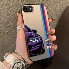 Hontinga iPhone 7 8 Se 2022 2020 Uyumlu Kılıfı Silikon Kenar Sert Arka Düşüme Önleyici Basitlik Anti Düşme Kamera Korumali Telefon Kılıfı K1-0588 Bmw Desen