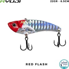 Ryuji Mirror Vıb Vibrasyon Jig 6.5cm 22GR Red Flash