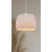 Decory Snaky Mesh Dokulu Modern Avize, Pinterest Tarzı Tekli Sarkıt Avize (Bioplastik)