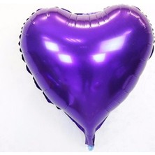 Tuncel Store Kalp Balon Folyo Mor 45 cm 18 Inç