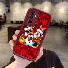 Hontinga Samsung Galaxy M12 M13 M14 M15 M23 M34 5g 4g Uyumlu Telefon Kılıfı Düşüme Önleyici Basitlik Anti Düşme Kamera Korumali Spider Man Bordo Desen Yumuşak Silikon Telefon Kılıfı K2-7147