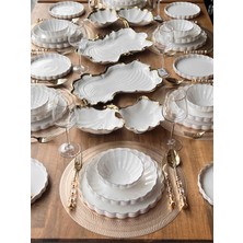 Rossev Yemek Takımı Royal Charme Gold 64 Parça 6 Kişilik