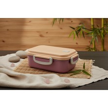 Yazıcı Tek Katlı Yemek Mama Saklama Beslenme Kabı Sefertası 2 Bölmeli