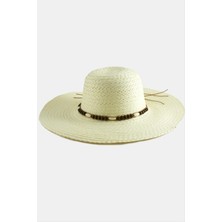 Datatek Ahşap Boncuklu Hasır Şapka