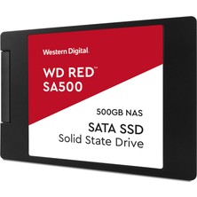 Wd Red SA500, WDS500G1R0A, 500GB, 560/530, Server ve Nas Için Enterprise, 2,5&amp;quot; Sata, SSD