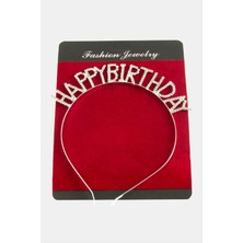 Datatek Happy Birtday Yazılı Taşlı Taç