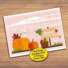 Asilmeydan Kabak ve Meyve Sepeti Çocuklara Özel Puzzle Yapboz Tablo-279pz