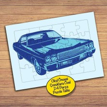 Asilmeydan Klasik Model Araba Çocuklara Özel Puzzle Yapboz Tablo-158pz