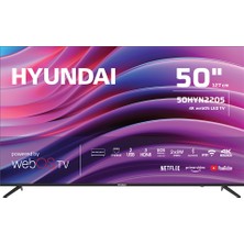 Hyundai Hyundaı 50HYN2205, 50&amp;quot; 127CM, 4K Ultra Hd, Dahili Wi-Fi, Dahili Uydu Alıcılı, Smart LED Televizyon