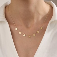 🌟 Gold Marley 14 Ayar “fortuna Aura” Şans Simgeli Altın Kolye