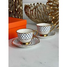 Rossev Türk Kahve Fincanı Asteria 2 Kişilik 4 Parça