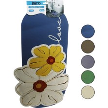 Vanch ÇİÇEK FİGÜRLÜ - RENKLİ   45X75CM   SU EMİCİ - SİHİRLİ  BANYO PASPASI  ELASTİK (5264)