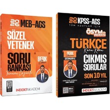 Parlayan Projeler Indeks Akademi 2026 Meb-Ags Sözel Yetenek Soru Bankası + Çıkmış Sorular 2 Li Set - Berk Ekici