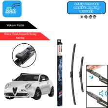 Alfa Romeo Mito Uyumlu 2008-2016 Bosch Aerotwin Araca Özel Ön Silecek Takımı 650-380MM