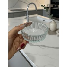 Airobazar 6’lı Cam Kase – Kahvaltılık & Çerezlik | Şeffaf Sunum Kasesi Set