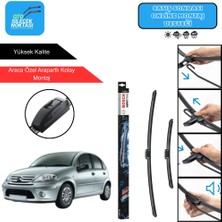 Citroen C3 Uyumlu 2002-2009 Bosch Aerotwin Araca Özel Ön Silecek Takımı 600-450MM