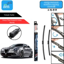 Alfa Romeo Giulietta Uyumlu 2010-2020 Bosch Aerotwin Araca Özel Ön Silecek Takımı 600-450MM