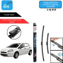 Fiat Punto Uyumlu 2007-2017 Bosch Aerotwin Araca Özel Ön Silecek Takımı 650-380MM