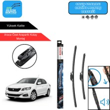Peugeot 301 Uyumlu 2012-2020 Bosch Aerotwin Araca Özel Ön Silecek Takımı 600-400MM